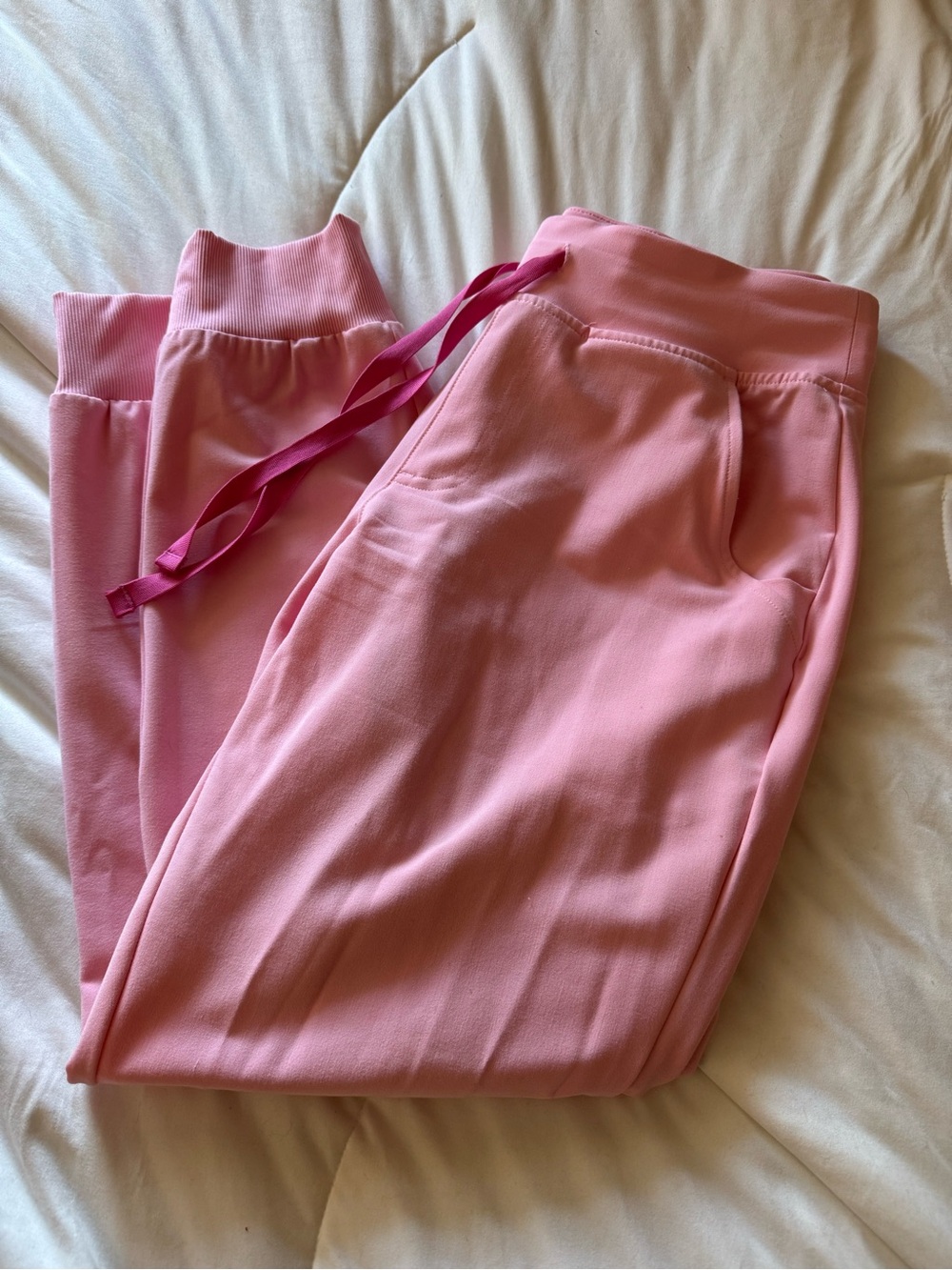 Figs Fight Club Pink joggers